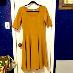 Women’s LulaRoe sz xl yellow dress